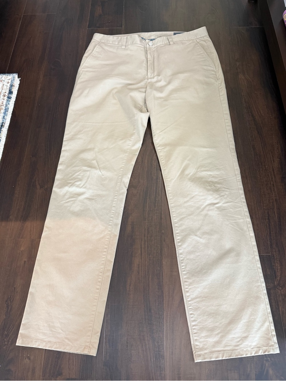 Bonobos Slim Straight Chinos in Light Khaki